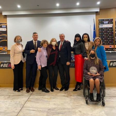 Για τη συμμετοχή της στο πρόγραμμα «Be Active», τιμήθηκε η ΕΑΟΜ-ΑμεΑ
