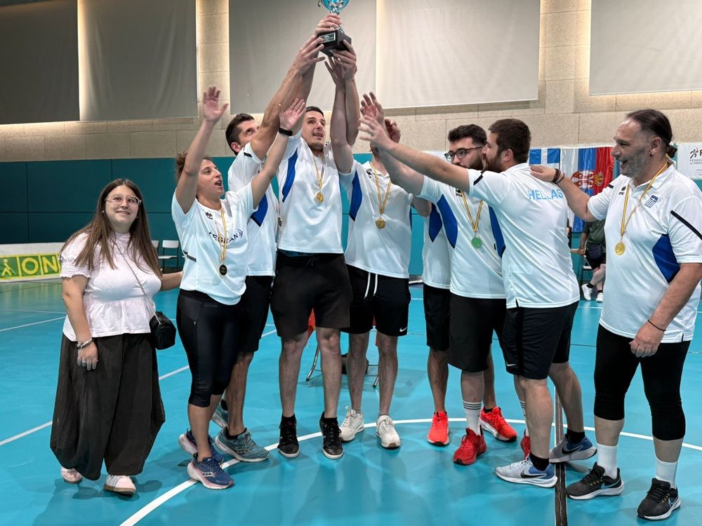 Πρωτιά για την Εθνική Ομάδα Goalball Ανδρών στο FEDC International Men Goalball Tournament 2026