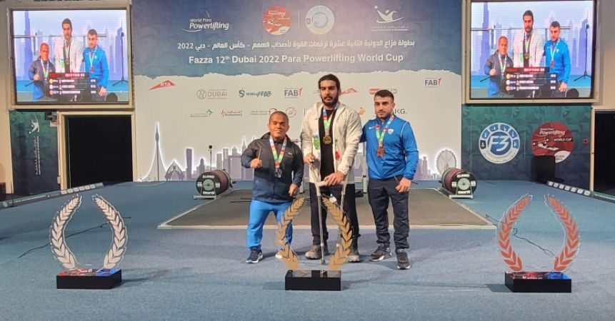 12th Fazza  Dubai 2022 World Cup ParaPowerlifting: Δύο μετάλλια ο Κουλούμογλου με ισάριθμα πανελλήνια ρεκόρ στα -59κ.