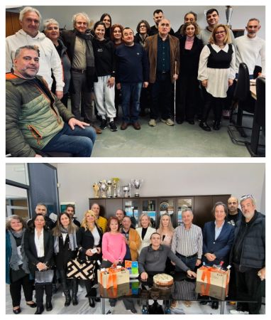 Κοπή πρωτοχρονιάτικης πίτας της ΕΑΟΜ ΑμεΑ σε Αθήνα και Θεσσαλονίκη (pics)
